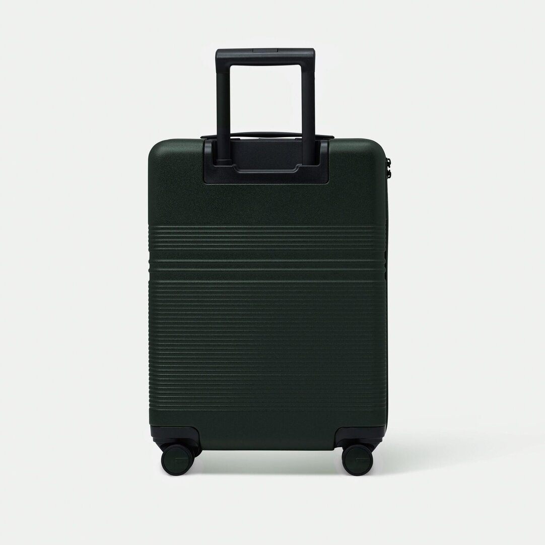 Essential Cabin Suitcase | Dark Green | Sustainable & Unique